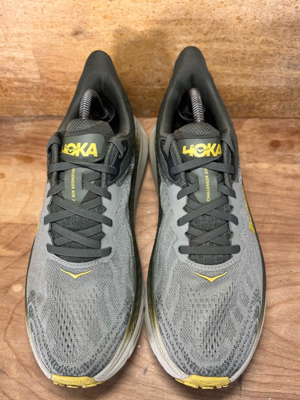 Hoka One One Challenger ATR 7 Mens Size 9.5 Trail Running Shoes Olive Forest - Picture 3 of 12